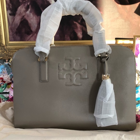 NWT Tory Burch Thea Triple Zip Satchel - Picture 3 of 8